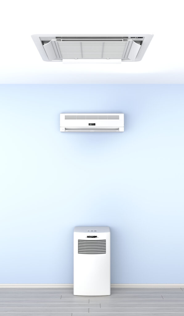 Air conditioning for winter: unit types