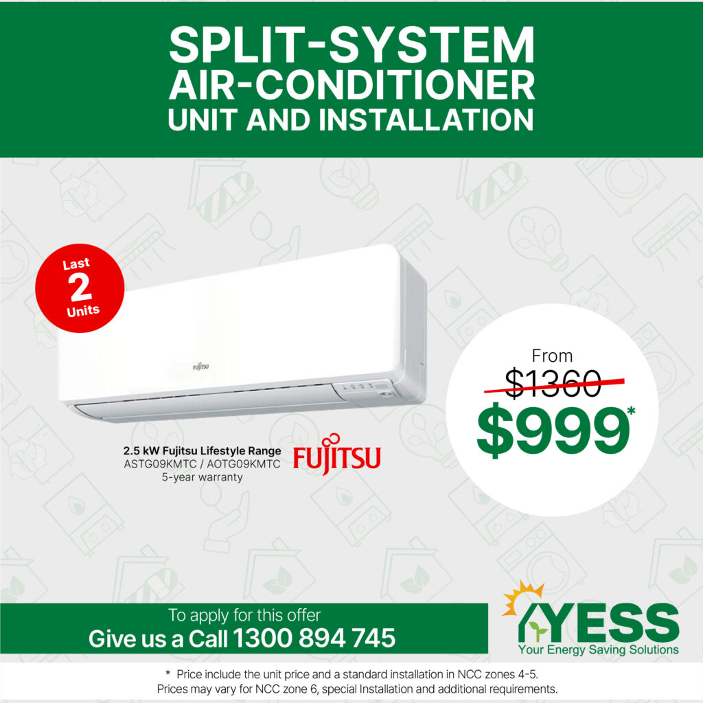 AC Fujitsu last 2 units $999 - YESS